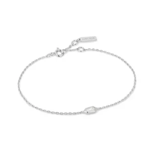 Ania Haie Dance Till Dawn armband - Sparkle Emblem Chain Silver B041-02H-W