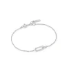 Ania Haie Glam Rock armband - Glam Interlock Silver B037-01H