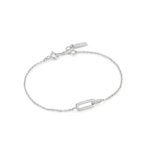Ania Haie Glam Rock armband - Glam Interlock Silver B037-01H