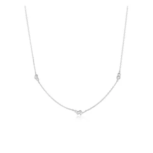 Ania Haie Taking Shape ketting - Silver Twisted Wave Chain Silver N050-02H