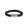 AZE Jewels Iron Double Shot Black armband AZ-BL006-A