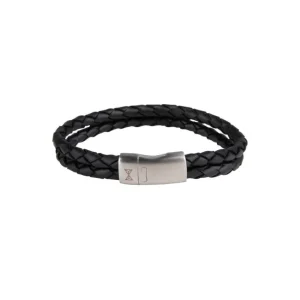 AZE Jewels Iron Double Shot Black armband AZ-BL006-A