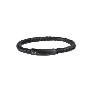AZE Jewels Iron Single String Black-on-Black armband AZ-BL004-C