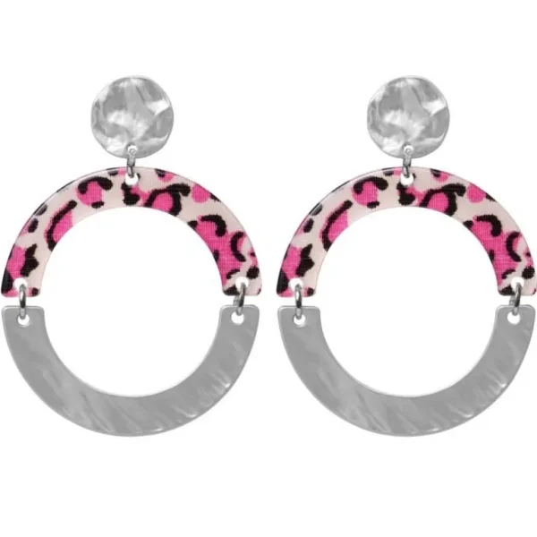 Biba Oorbellen - Roze 80980MIX30