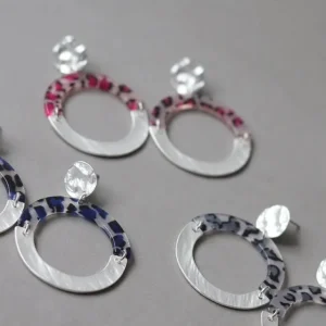 Biba Oorbellen - Roze 80980MIX30