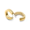 Boccia Goldplated titanium oorringen 0510-14