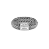 Buddha to Buddha Ben XS ring Black Rhodium Shine Silver 125BR SS