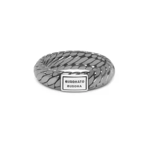 Buddha to Buddha Ben XS ring Black Rhodium Shine Silver 125BR SS
