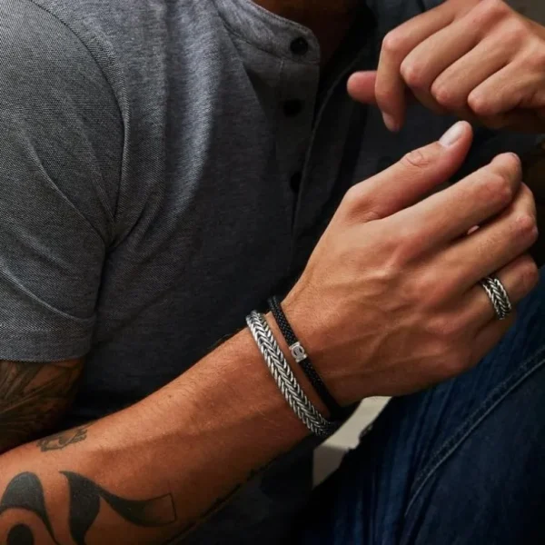 Buddha to Buddha Denise Cord armband Zwart 780BL