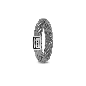 Buddha to Buddha Katja XS ring Black Rhodium Shine Silver 605BR SS