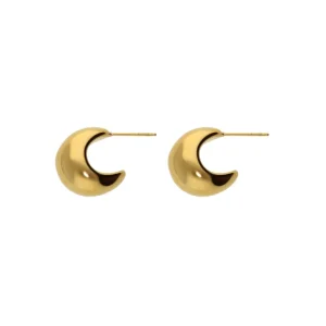 Camps & Camps Stalen oorbellen - Licht goudkleurig 2S026 L