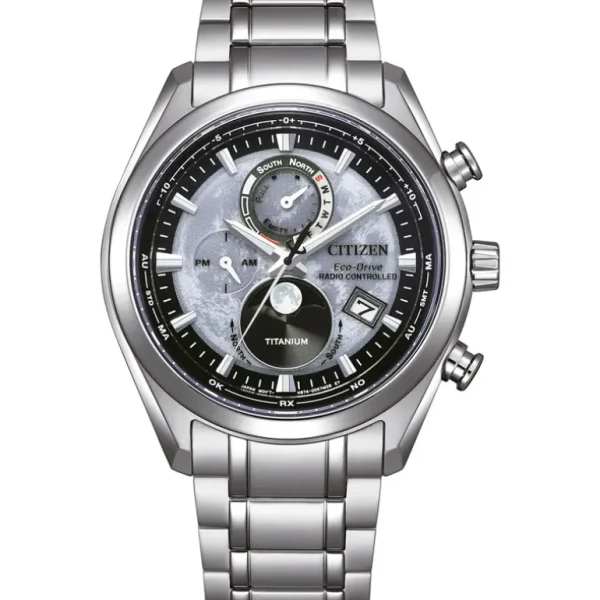 Citizen Super Titanium Radio Controlled Eco-Drive herenhorloge (cal. H874) BY1010-81H