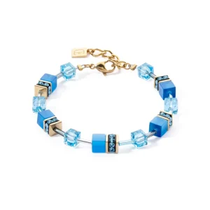 Coeur de Lion Armband - Turquoise-Goldcolour 4020/30-0600