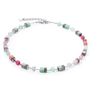 Coeur de Lion Collier - Green-Pink 4023/10-0504