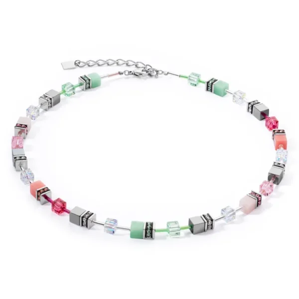 Coeur de Lion Collier - Green-Pink 4023/10-0504