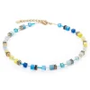 Coeur de Lion Collier - Turquoise-Yellow 2838/10-0601