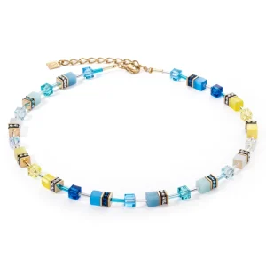 Coeur de Lion Collier - Turquoise-Yellow 2838/10-0601