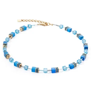 Coeur de Lion Collier - Turquoise-Goldcolour 4020/10-0600