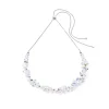 Coeur de Lion Collier - White-Silvercolour 1124/10-1417