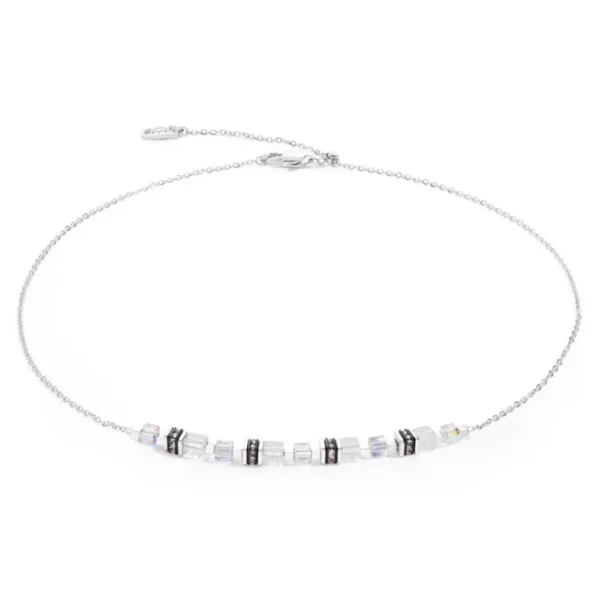 Coeur de Lion Collier - White-Silvercolour 5076/10-1417