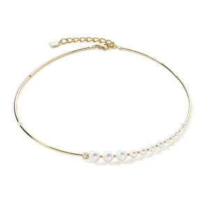 Coeur de Lion Collier - White-Goldcolour 1102/10-1416
