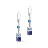 Coeur de Lion Oorbellen - Blue-Silvercolour 4017/20-0700