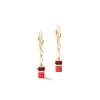 Coeur de Lion Oorbellen - Goldcolour-Red 4567/20-0300
