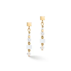Coeur de Lion Oorbellen - White-Goldcolour 4355/21-1416