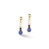 Coeur de Lion Oorbellen - Blue-Goldcolour 1109/21-0700