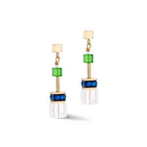 Coeur de Lion Oorbellen - Multicolour Goldcolour 3018/21-1516