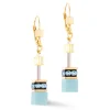 Coeur de Lion Oorbellen - Turquoise-Yellow 2838/20-0601