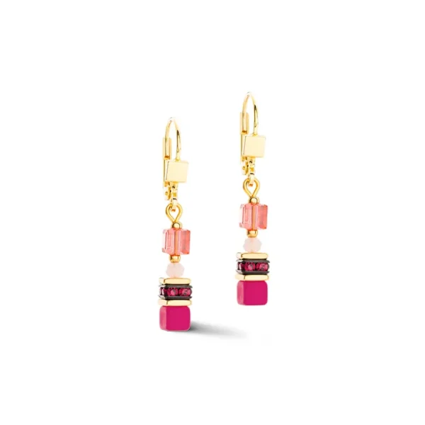 Coeur de Lion Oorbellen - Magenta 4565/20-0422