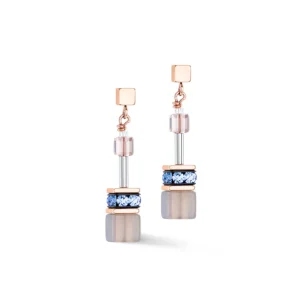 Coeur de Lion Oorbellen - Light Blue-Beige 4905/21-0738