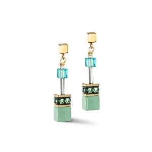 Coeur de Lion Oorbellen - Green-Turquoise 4905/21-0506