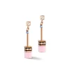 Coeur de Lion Oorbellen - Light Blue-Rose 3030/21-0752