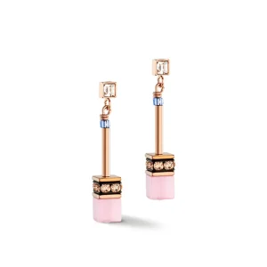 Coeur de Lion Oorbellen - Light Blue-Rose 3030/21-0752