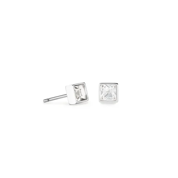 Coeur de Lion Oorbellen - Crystal-Silvercolour 0501/21-1817