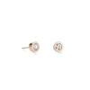 Coeur de Lion Oorbellen - Crystal-Rosegoldcolour 0228/21-1800