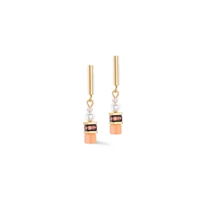 Coeur de Lion Oorbellen - Apricot Crush-Goldcolour 4087/21-0230