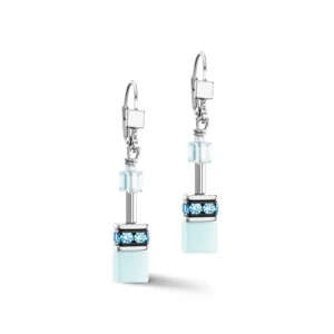 Coeur de Lion Oorbellen - Silvercolour-Light Aqua 4020/20-2020