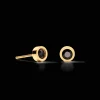 Coeur de Lion Oorbellen - Black-Goldcolour 0227/21-1316
