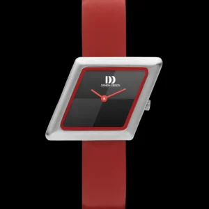 Danish Design Parm dameshorloge Silver Red IV24Q1291