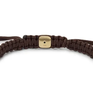Fossil Stalen All Stacked Up armband - Beaded (Tijgeroog Bruin) JF04471710