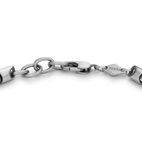 Fossil Stalen All Stacked Up armband - Bicolor JF04138998