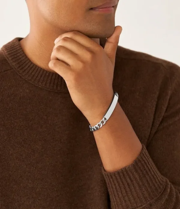 Fossil Stalen Drew armband - ID JF04164040