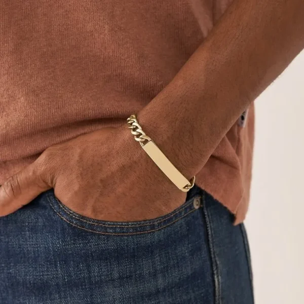 Fossil Stalen Drew armband JF04465710