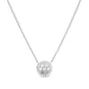 Fossil Zilveren ketting (Parelmoer Blauw/Wit) JFS00520040