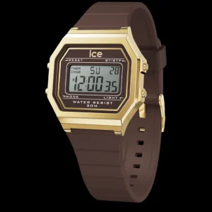 Ice-Watch ICE digit retro dameshorloge - Brown cappuccino (S) IW022065