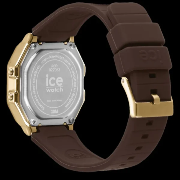 Ice-Watch ICE digit retro dameshorloge - Brown cappuccino (S) IW022065