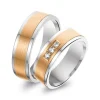 Italo Design Gouden Due-Uno trouwringen — FD53